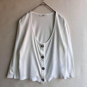 Eterno Women's Lightweight Cardigan White